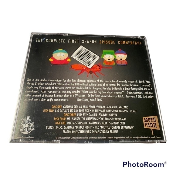 SOUTH Park The Complete 1st Season W/ Episode Commentary DVD Set Factory Sealed - Picture 2 of 5